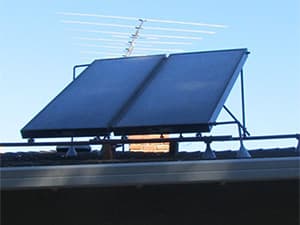 Solar Power for Boats Solar powered energy system installed on boats for clean portable power