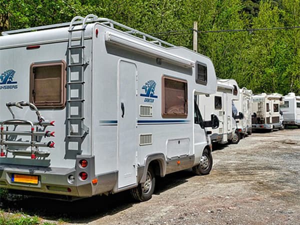 Solar Panels on Barn Roof Large solar panel system installed on barn or warehouse roof for energy generation