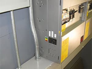 Off Grid Power Connection Off grid solar system connected to home electrical system for independent power